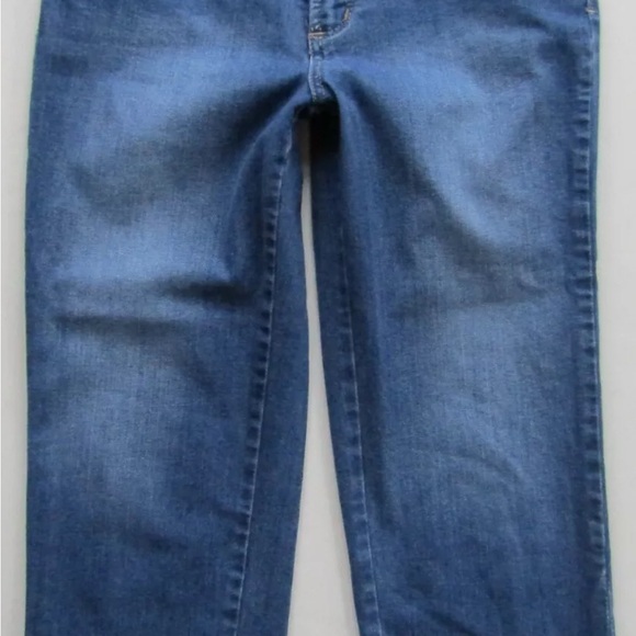 NYDJ Not Your Daughters Jeans Ariel Crop Capri Embroidered Whittier wash size 16 - Picture 5 of 7